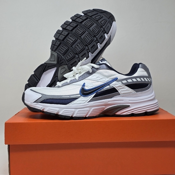 Nike INITIATOR Men White Obsidian 394055-101 Running Sneakers Shoe Size 11.5 New